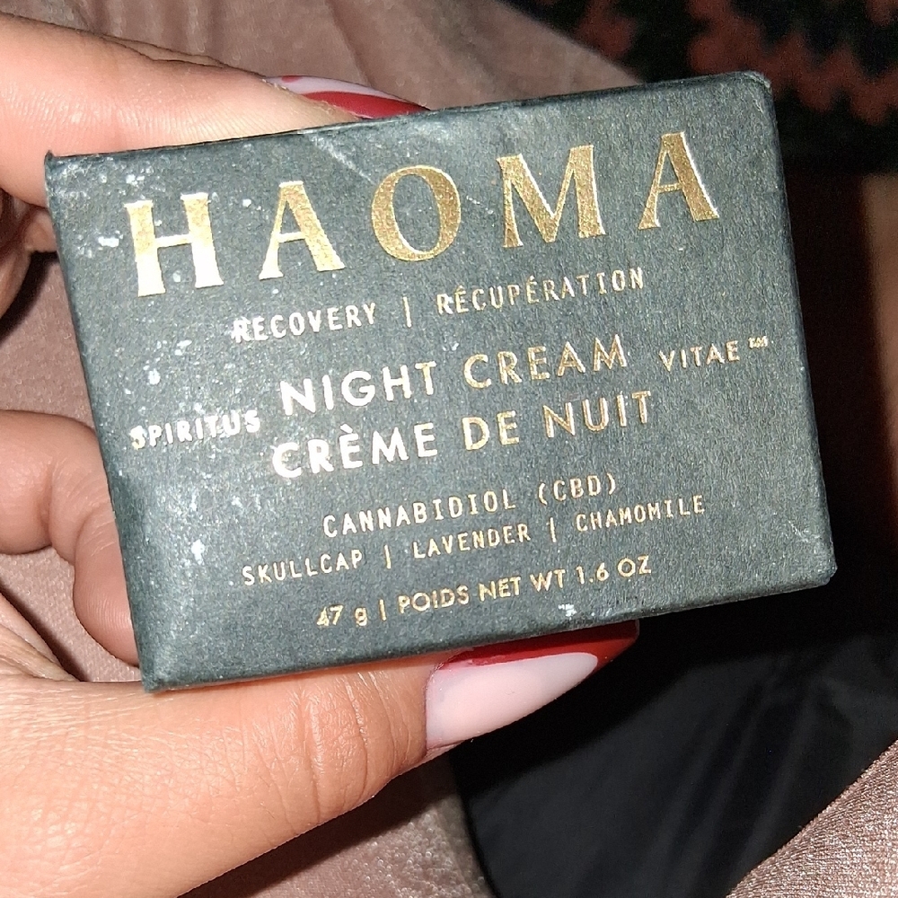 Haoma Night Cream with CBD - Picture 1 of 3